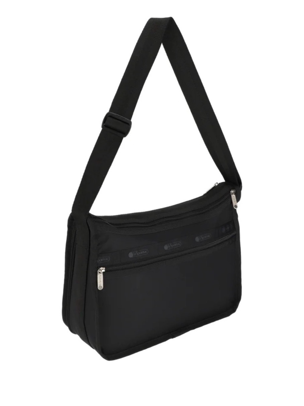 LESPORTSAC Black Everyday Bag Deluxe Black & Matching Pouch
